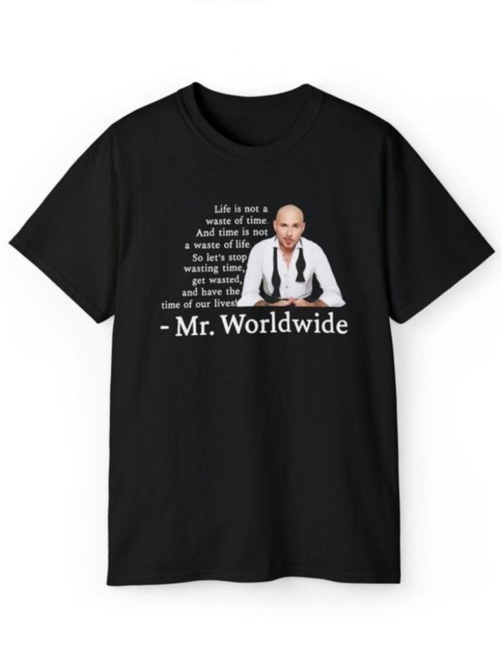 Pitbull Mr Worldwide Armando Perez Music Fan T-Shirt